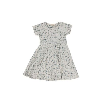 Sweetheart Twirl Dress | GOTS Jersey - Scandi Floral