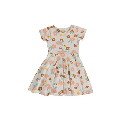 vestido con escote corazón | Camiseta GOTS - Sunset Meadow