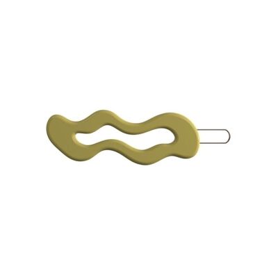 Wave | Hair Clip - Chartreuse