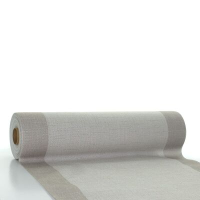 Table runner Milan in gray from Linclass® Airlaid 40 cm x 24 m, 1 piece