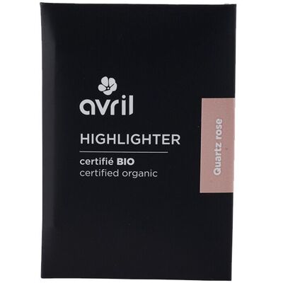 Rose Quartz highlighter refill Certified organic
