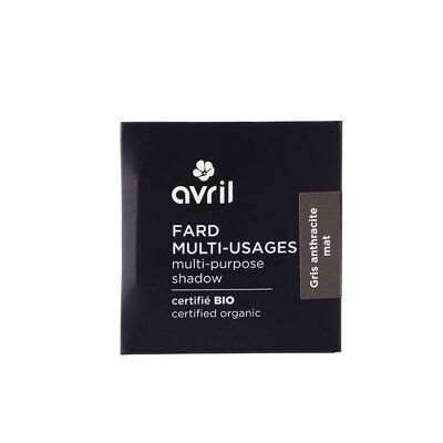 Recharge fard à paupières Gris anthracite mat Certifiée bio