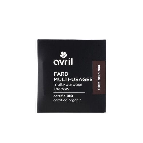 Recharge fard à sourcils Ultra brun mat Certifiée bio