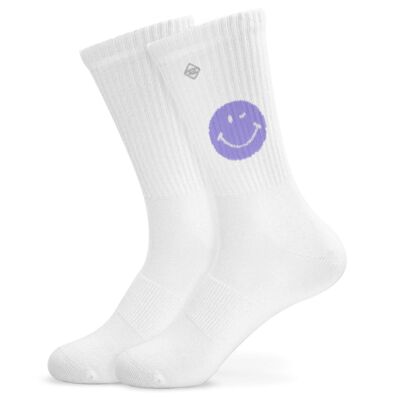 Purple Smile - chaussettes de tennis