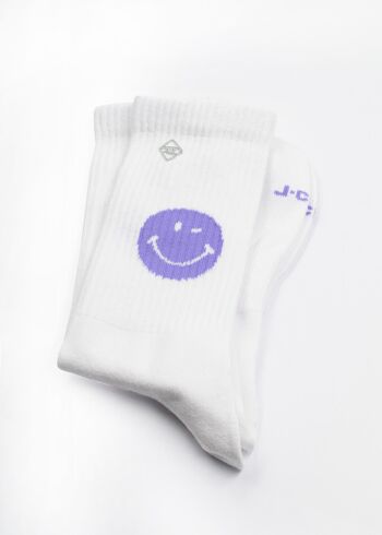 Purple Smile - chaussettes de tennis 3