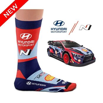 Chaussettes de l'équipe Hyundai WRC 2023 1