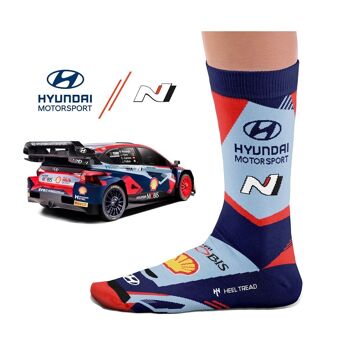 Chaussettes de l'équipe Hyundai WRC 2023 3