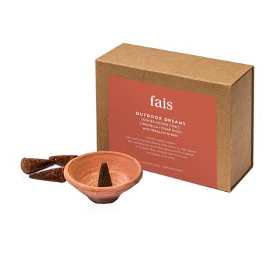 Outdoor Dreams Scented Incense Cones Citronella + Cedar Wood