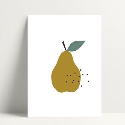 Pear - Postcard