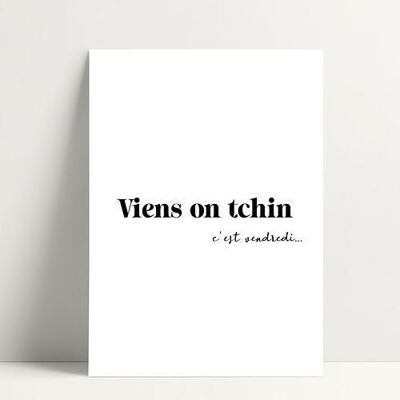 Come On Tchin - Postcard