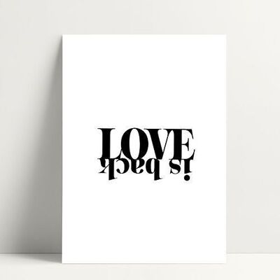 Liebe - Postkarte