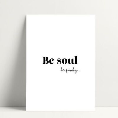 Be soul - Postcard