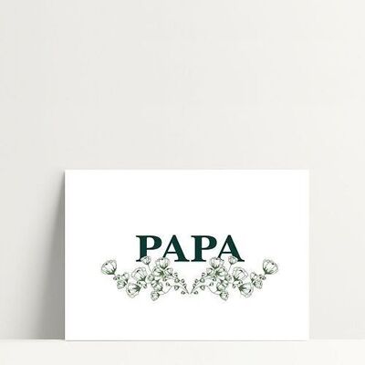  Papa Lisette Green - Postkarte