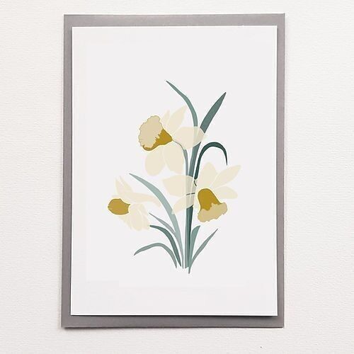 A4 Wild Daffodil - Affiche