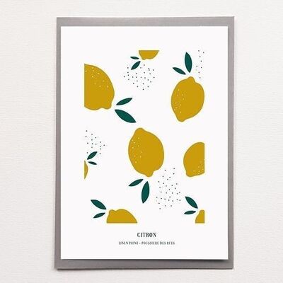 A4 Lemon - Affiche