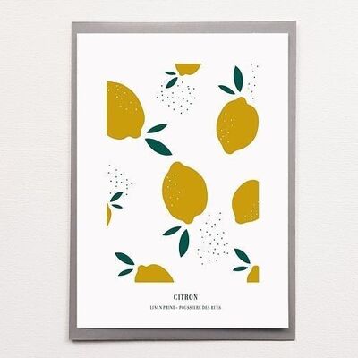 A4 Lemon - Poster