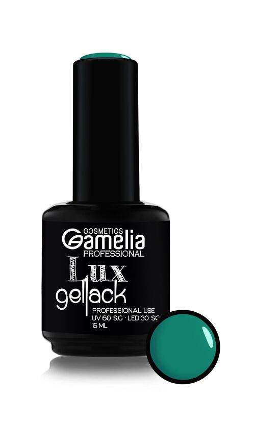 Amelia esmatle de uñas gel Lux Gellack 15 ml darkness