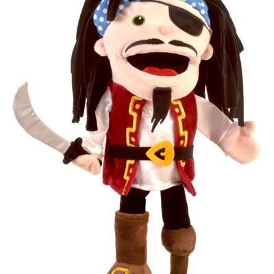 Marioneta de mano de boca móvil pirata