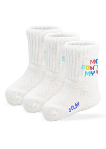 MDKMV Mini (3 paires) - chaussettes de tennis enfant 4