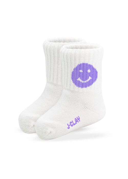 Purple Smile Mini (3 Paar) - Kinder Tennis Socken