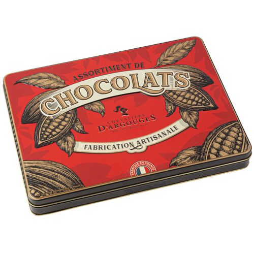 Chocolat artisanal Assortiment Noir 70% des Chevaliers 185g à 7,00