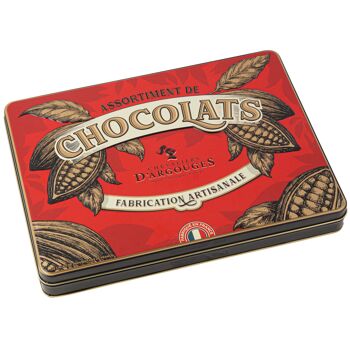 COFFRET VINTAGE - ASSORTIMENT DE CHOCOLATS NOIR 70%, LAIT 33% 1