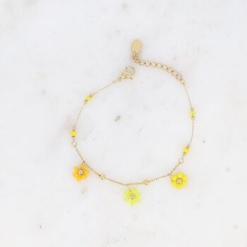 Bracelet Danse florale - 3 fleurs 5