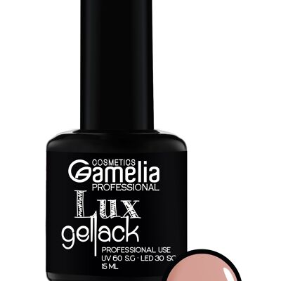 Amelia esmatle de uñas gel Lux Gellack 15 ml soft pink