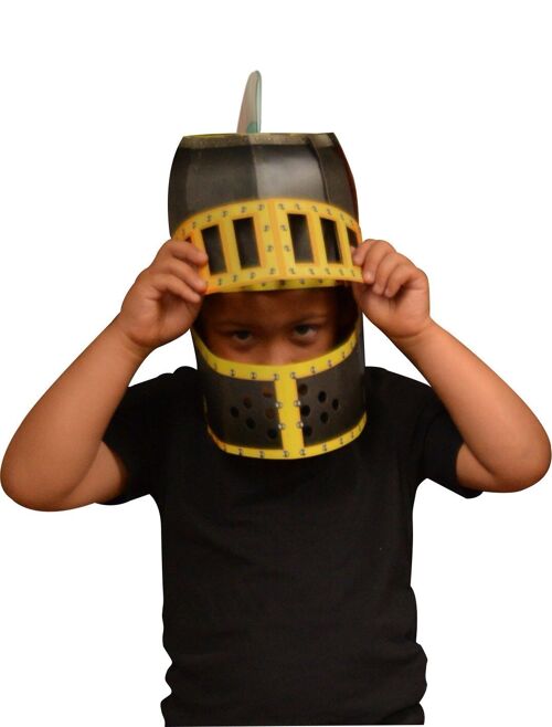 Knight 3D Mask Card Craft - make your own head mask