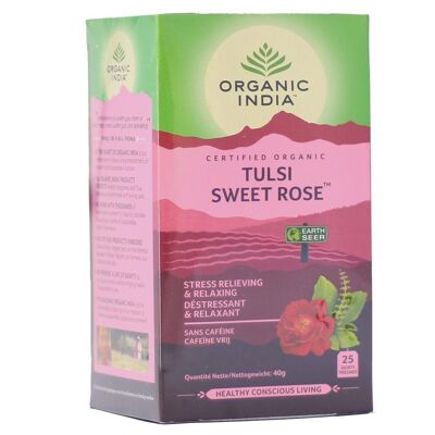 Tisane au Tulsi - Basilic Sacré - Sweet Rose - SACHETS