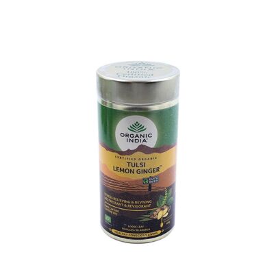 Tisane au Tulsi - Basilic Sacré - CITRON GINGEMBRE - VRAC 100G