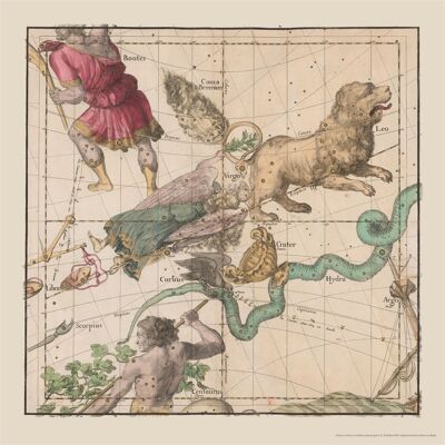 Affiche Poster Zodiaque 4 – Lion, Vierge et Balance