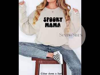 Sweat-shirt Spooky Mama 2