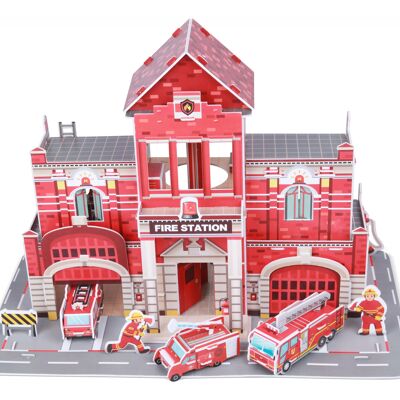 Mestiere di costruzione 3D -Stazione dei pompieri