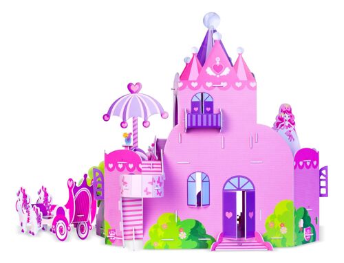 3D Construction Craft - Princess Castle