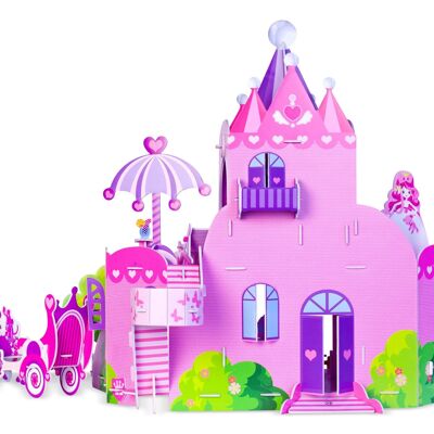 Artisanat de construction 3D - Château de princesse