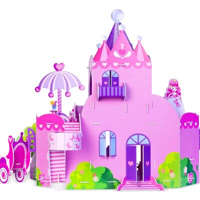 Artesanía de construcción 3D - Castillo de la princesa