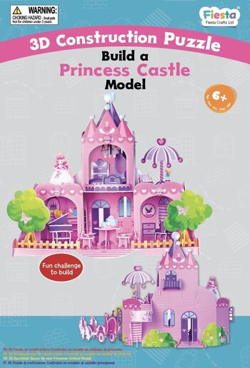 Artisanat de construction 3D - Château de princesse 4