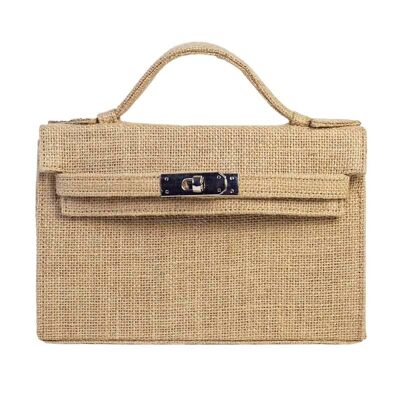 MiNi KELLY STYLE JUTE HANDBAG