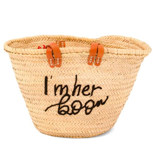 Monogrammed Halloween Handmade Basket BOO