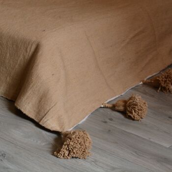 Couverture marocaine Couvre-lit Levain Tassels 2