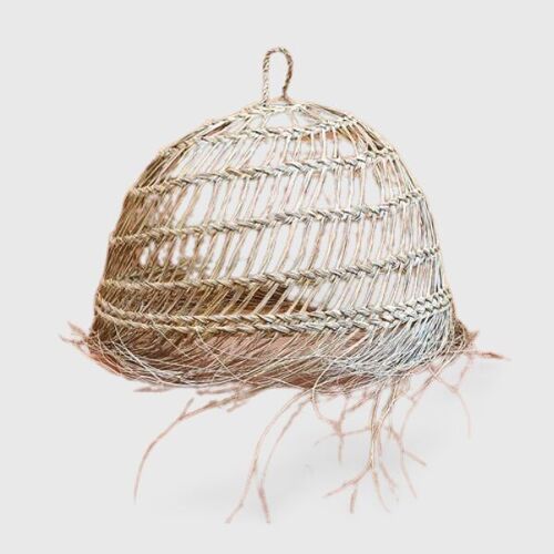 Moroccan handmade Natural Rattan lampshade, Ball Form