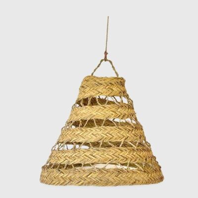 Moroccan handmade Natural Rattan lampshade, Suspension Doum1