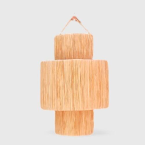 Raffia suspension Lampshade H55cm