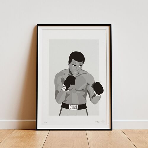 Affiche "Mohamed Ali, Limited Edition" - 30x40cm