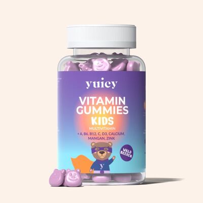 gommes aux fruits multivitamines Yuicy KIDS