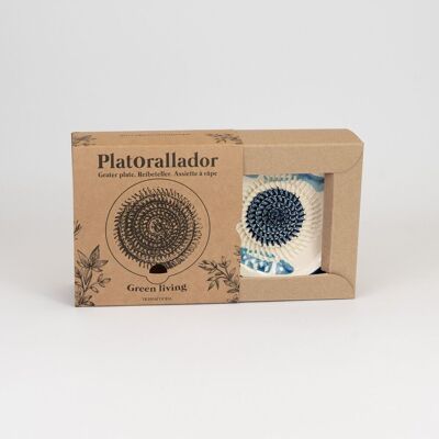 Vegetable grater ceramic plate / With box, TUNA
