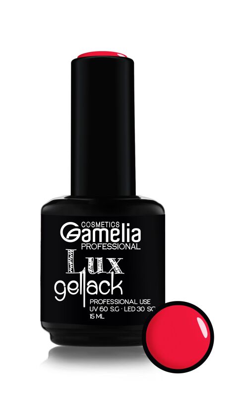 Amelia esmatle de uñas gel Lux Gellack 15 ml barbie pink