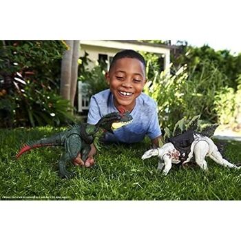 Mattel - réf : HLP24 - Jurassic World - Stégosaure Méga Action - Figurine articulée de dinosaure - 18 cm de haut et 35 cm de long - Dès 4 ans 2