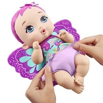 Mattel - réf : GYP10 - My Garden Baby - Bébé papillon boit et fait pipi 30 cm - Poupon dès 3 ans 4